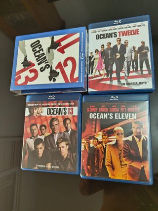 Películas Ocean's 11, 12 y 13 Blu-ray