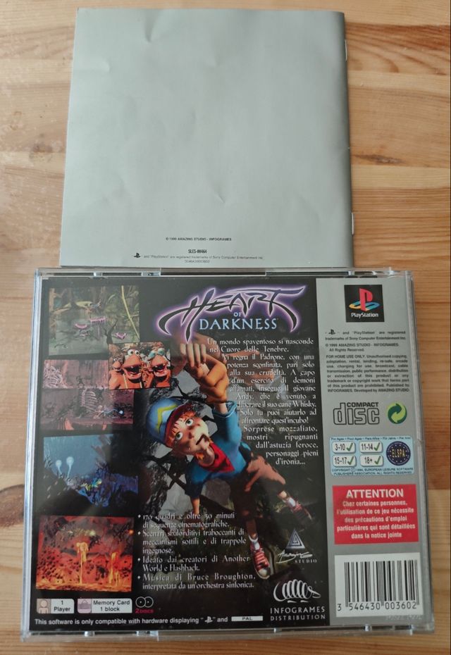 Cuore di tenebre PAL PS1