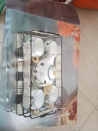 Juego de tazas de cerámica