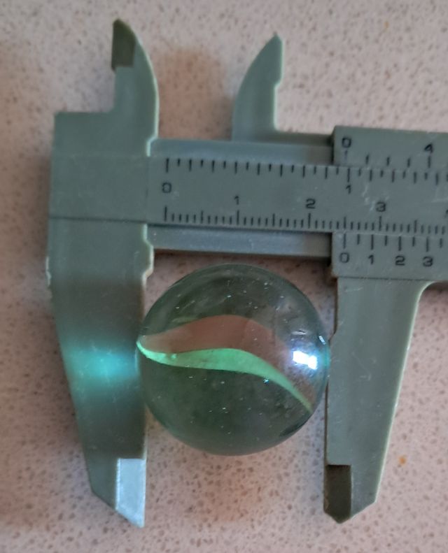 Canicas de cristal con diseño