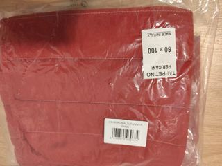 Pack de 3 Alfombras para perro 100x60cm roja