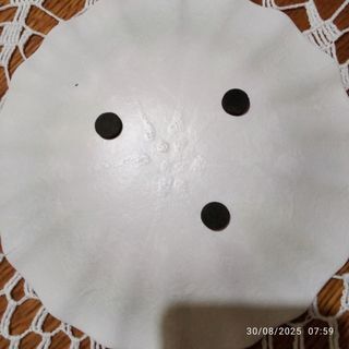 Piatto decorativo natalizio con stella di Natale