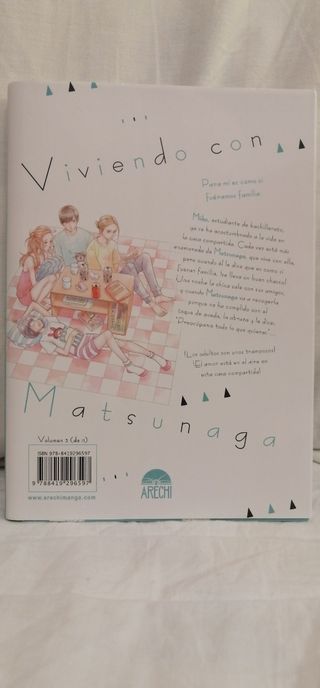 Pack manga Viviendo con Matsunaga