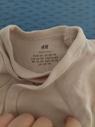 Body neonato H&M  <0-1 mese 44 cm