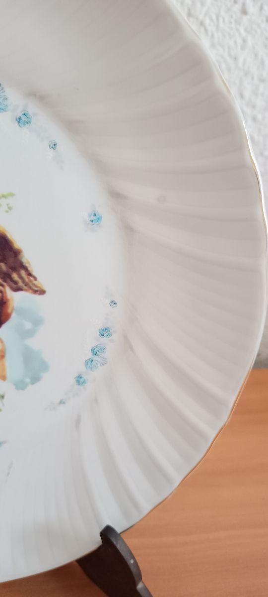 Plato Vintage Jesucristo Oración Huerto