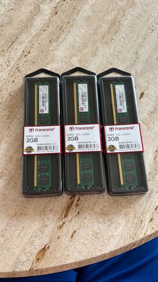 3x Transcend DDR2 800 UDIMM 2GB RAM