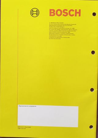 Publicidad Bosch Antiparasitaje 1983/84