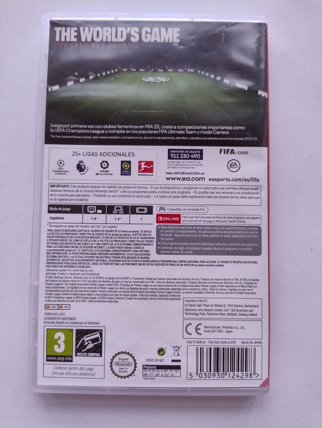 FIFA 23 Legacy Edition Switch Nintendo Pal España