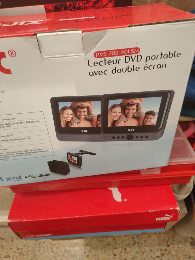 Reproductor DVD Coche Doble Pantalla Djix no envío