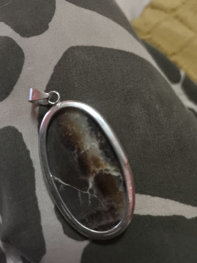Colgante Plata y Piedra Septariano