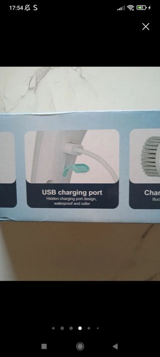 Cepillo de limpieza eléctrico USB nuevo