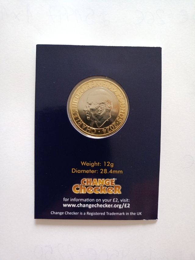 Moneda 2 Libras Reino Unido 2024 , Churchill