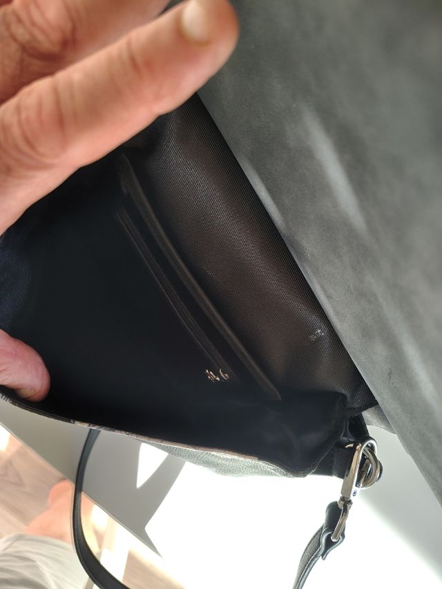 Borsa tracolla Desigual floreale nera