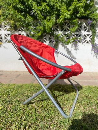 Sillas Plegables Rojas (2 unidades)