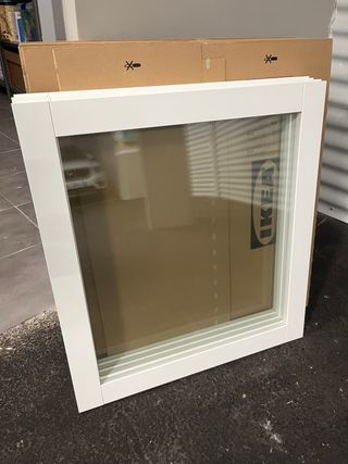 Puerta Blanca Vidrio Sindvik IKEA