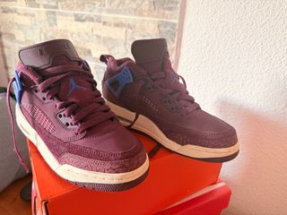 Zapatos niño talla 36.5 morado/azul