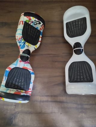 Hoverboard con diseño colorido