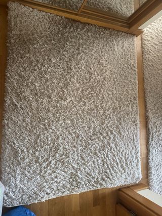 Alfombra beige 150x120