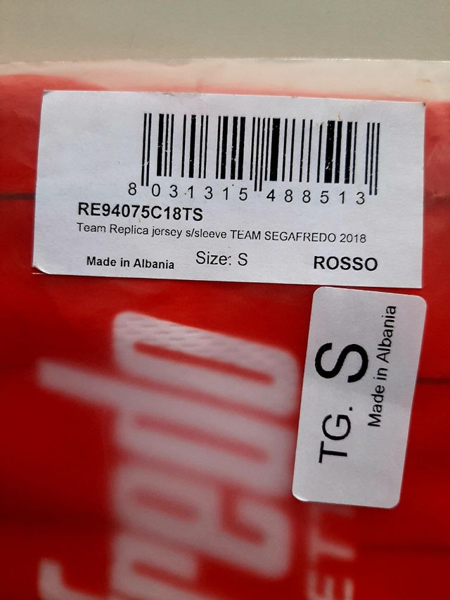 Maillot Trek Segafredo Santini 2018 - rojo talla S