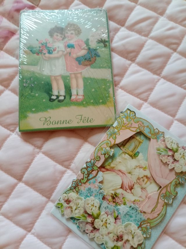 Cartoline vintage con bambine