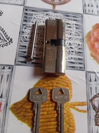 Bombín cerradura con 2 llaves