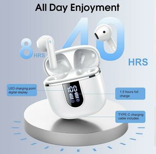 Auriculares Bluetooth Inalámbricos Blancos