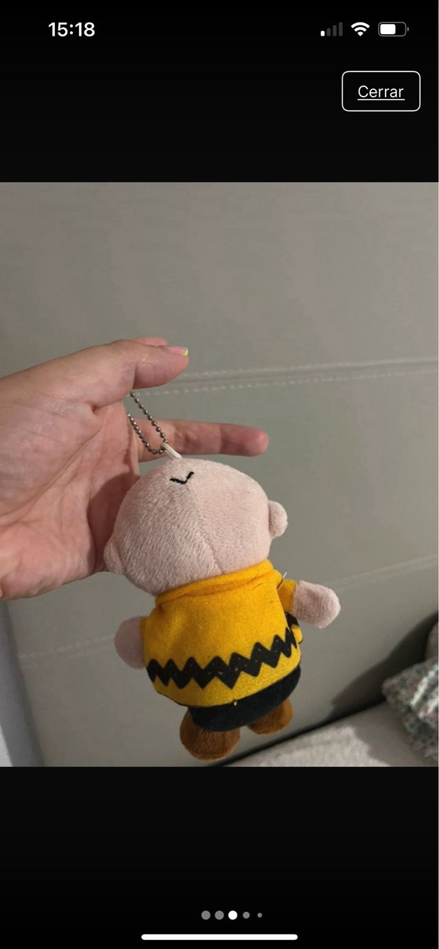 Peluche Charlie Brown 12 cm Peanuts Snoopy