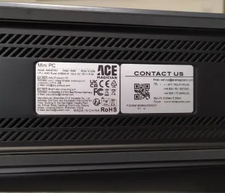 Mini PC ACE Magician AM08Pro Negro