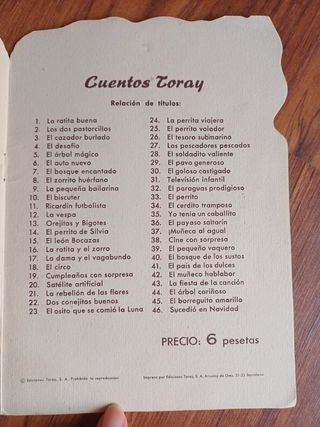 Cuentos mini troquelados años 58 y 63