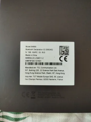 -TCL Tablet 9466x4-11 pulgadas- Pantalla Rota.