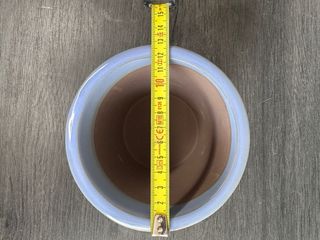 Vaso bonsai redondo azul 13cm