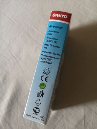 Radio Sanyo RP-D200GB FM/AM Digital