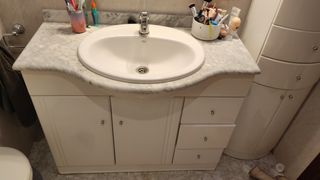 Mueble de baño mármol