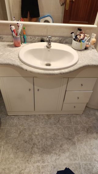 Mueble de baño mármol
