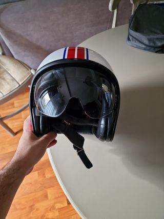 Casco Moto HJC V30 Senti Blanco Talla M