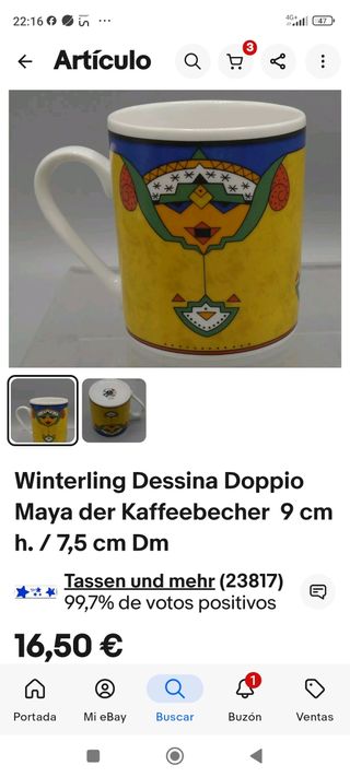 TAZAS DE DESAYUNO WINTERLING MARKTLEUTHEN "FRIDA"