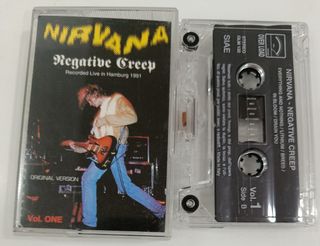 NIRVANA Negative Creep Cinta  Cassette Punk Rock
