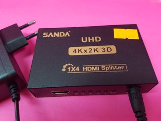 Adaptador HDMI SANDA 1x4 4K UHD