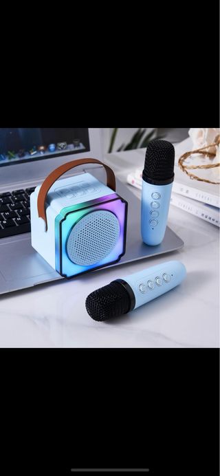 Altavoz Bluetooth con Micrófonos para cantar 