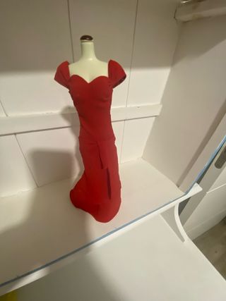 Vestido rojo estilo Pretty Woman
