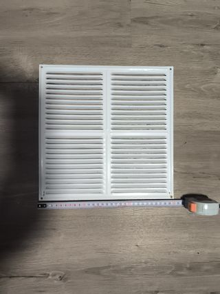 Rejilla de ventilación blanca