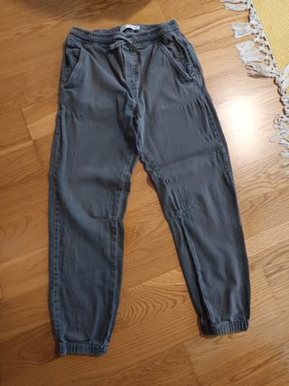 Pantalón largo negro Zara Hombre 