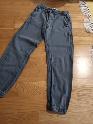 Pantalón largo negro Zara Hombre 