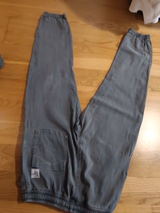 Pantalón largo negro Zara Hombre 