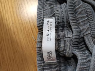 Pantalón largo negro Zara Hombre 