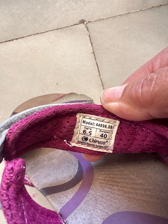 Sandalias Chiruca Beige y Rosa