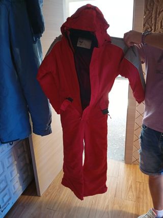 Mono de nieve rojo Talla 10