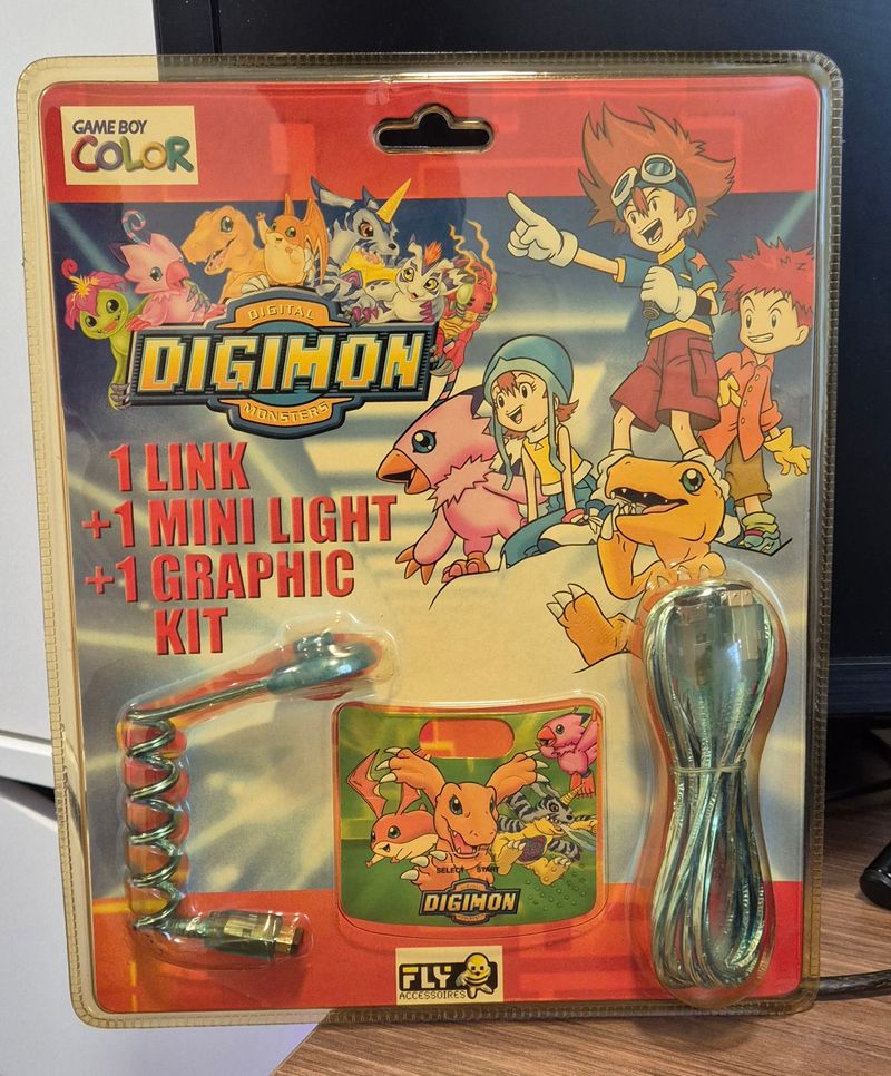 Imagen de Blister Digimon para Game Boy Color Cable link