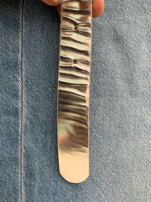 Cinturón Sezane plateado 95 cm