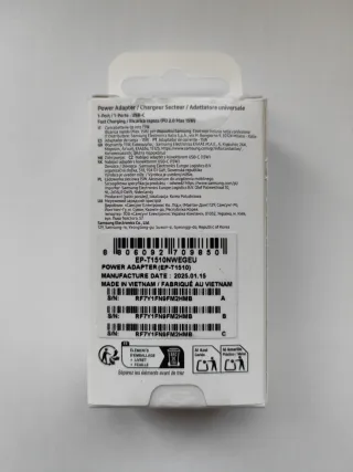 Cargador Samsung 15W Original USB-C